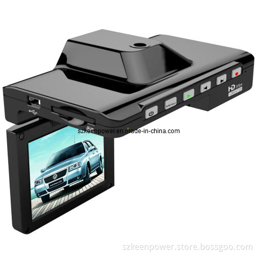 HD 720P Car DVR Camcorder (2.7 Inch Screen + H. 264 + Seamless Loop Recording)